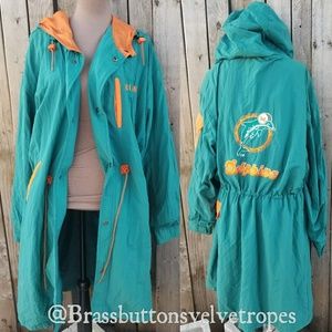NFL Vintage Miami Dolphins Windbreaker size XL